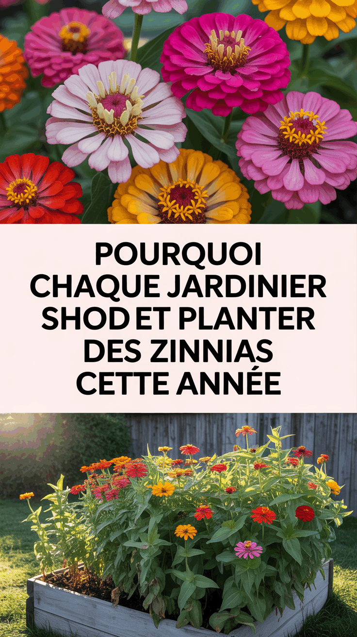 Pourquoi Chaque Jardinier Devrait Planter des Zinnias Cette Année