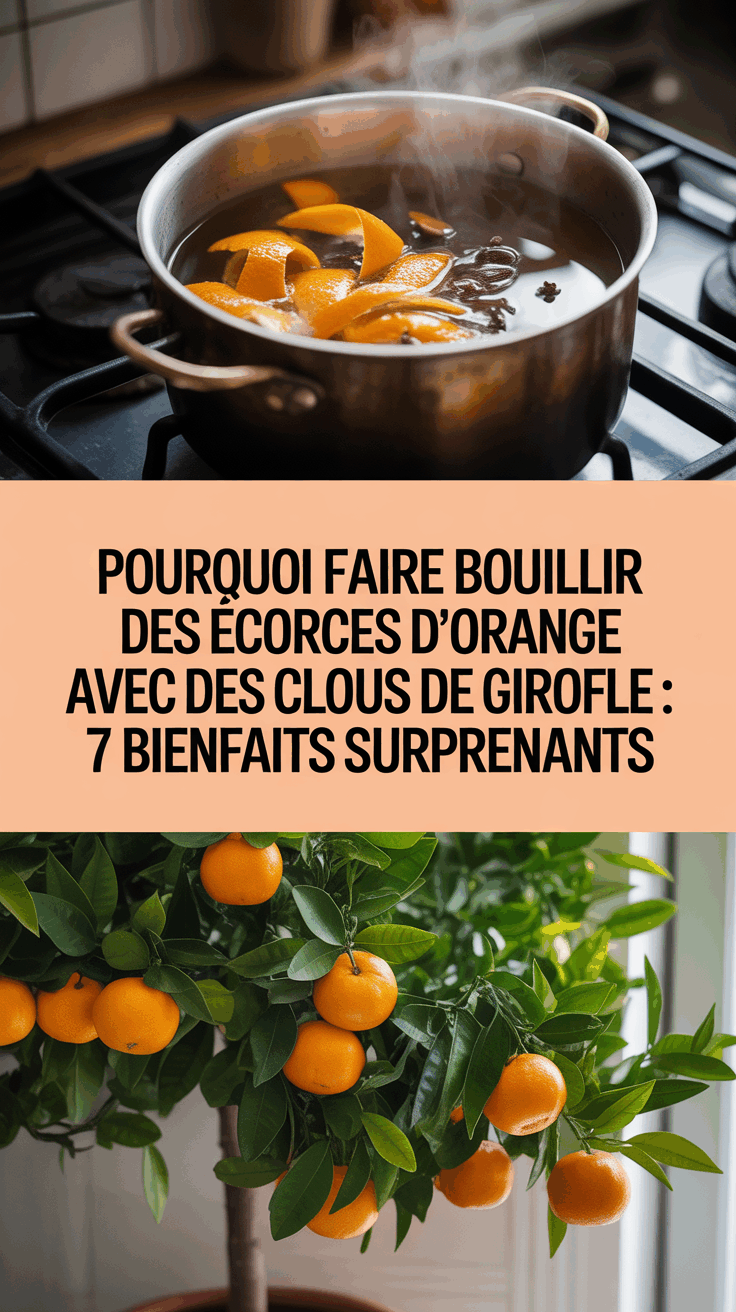 Pourquoi faire bouillir des écorces d'orange avec des clous de girofle : 7 bienfaits surprenants