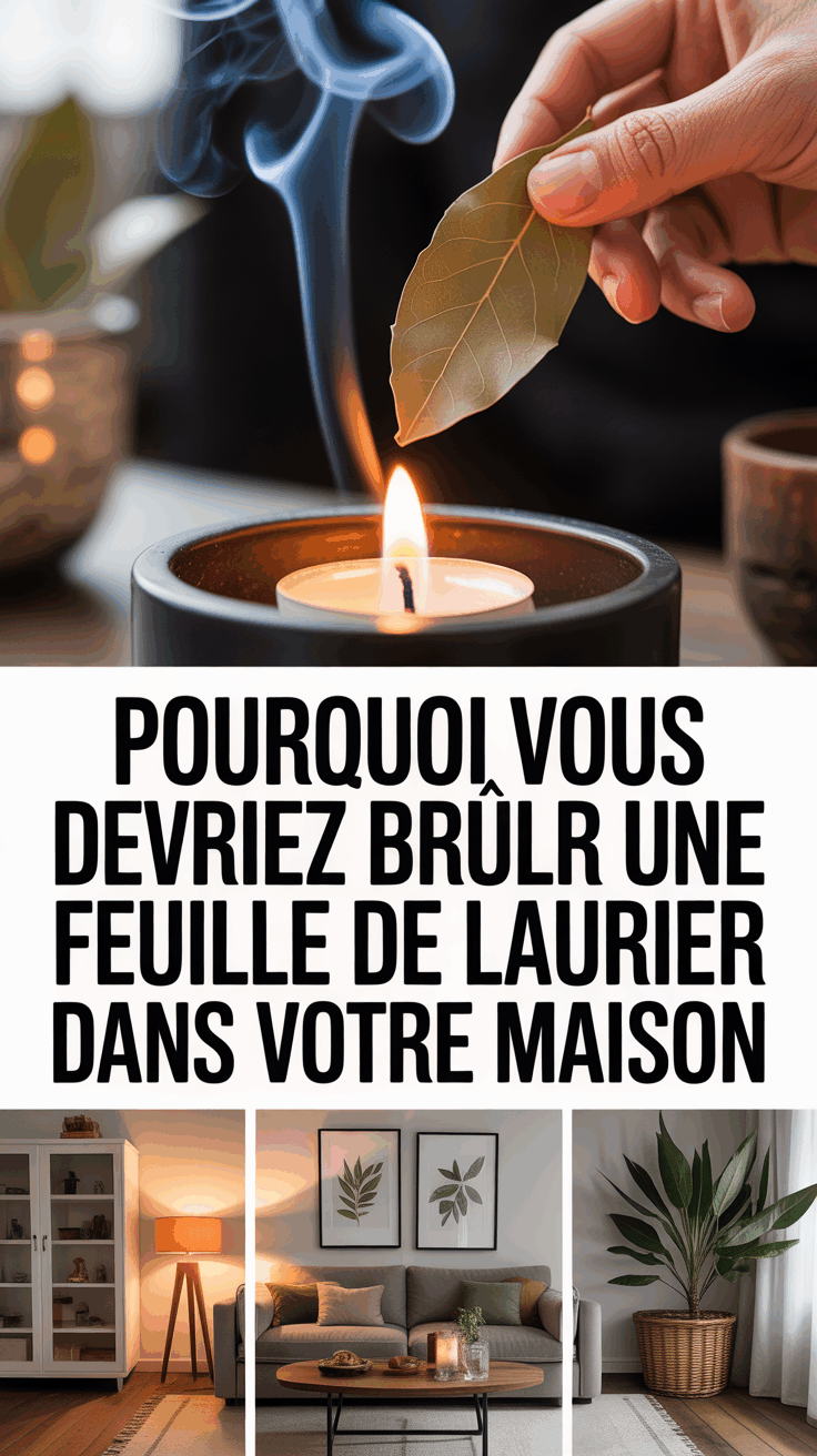 Pourquoi vous devriez brûler une feuille de laurier dans votre maison
