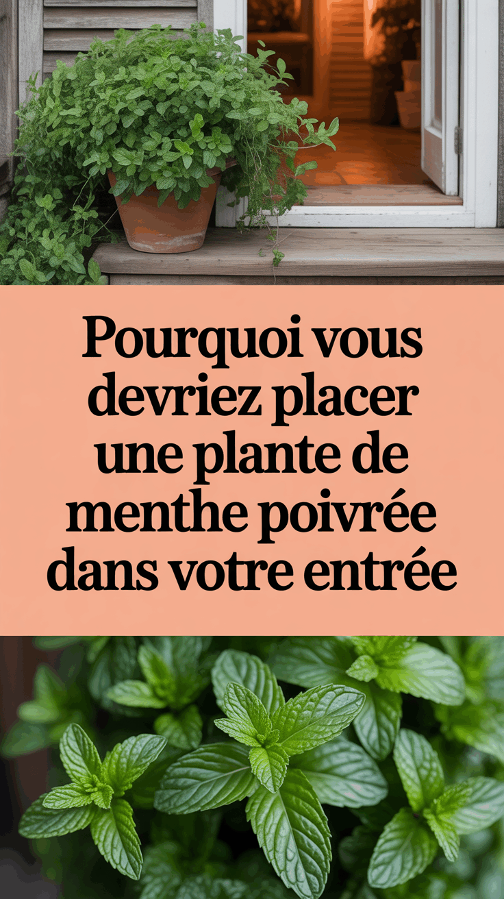 Pourquoi vous devriez placer une plante de menthe poivrée dans votre entrée