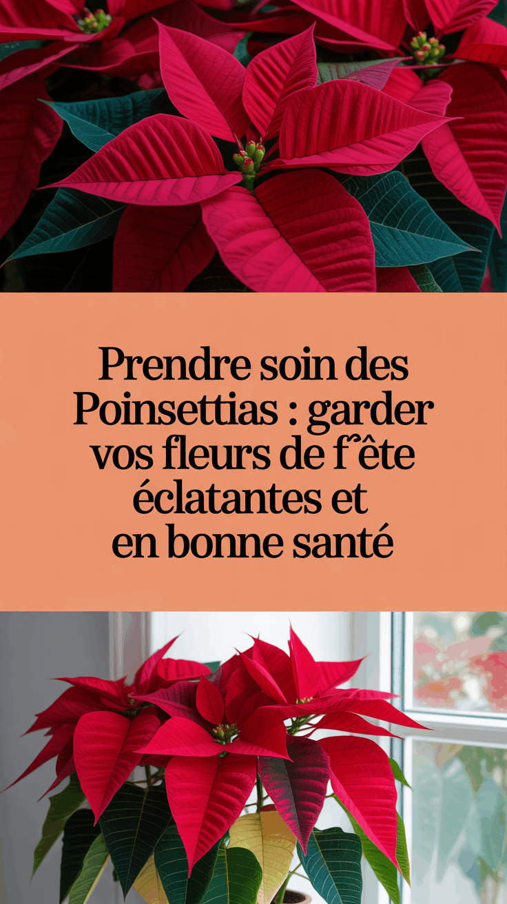 Prendre soin des poinsettias : garder vos fleurs de fête éclatantes et en bonne santé