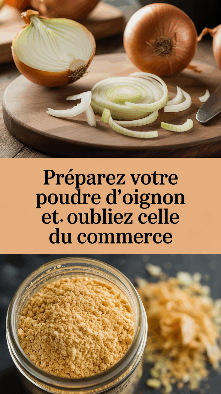 Préparez votre propre poudre d'oignon et oubliez celle du commerce