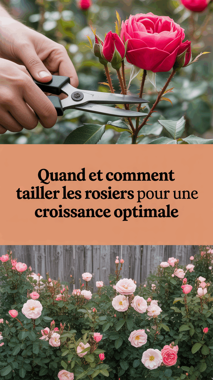 Quand et comment tailler les rosiers pour une croissance optimale