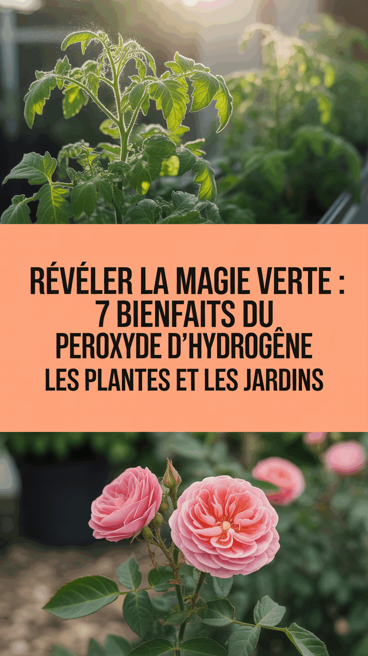 Révéler la magie verte : 7 bienfaits du peroxyde d'hydrogène sur les plantes et les jardins