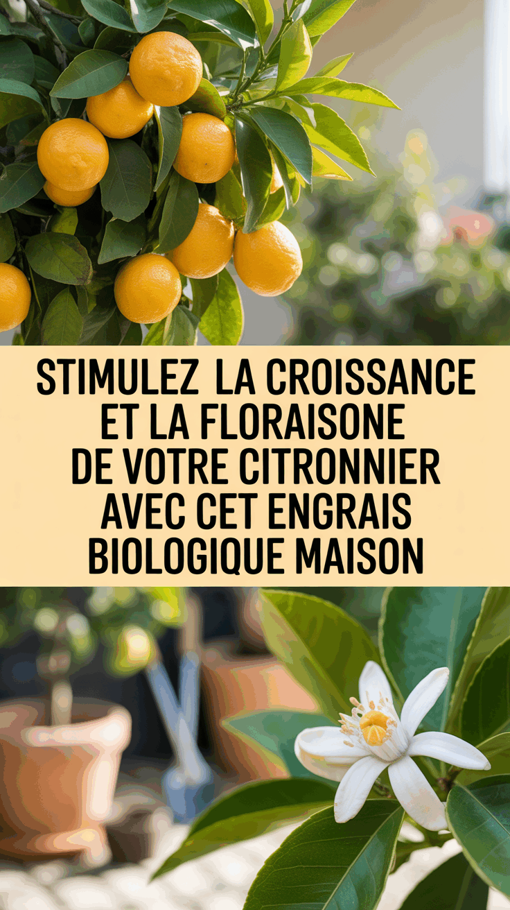 Stimulez la croissance et la floraison de votre citronnier avec cet engrais biologique maison
