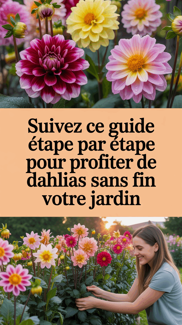 Suivez ce guide étape par étape pour profiter de dahlias sans fin dans votre jardin
