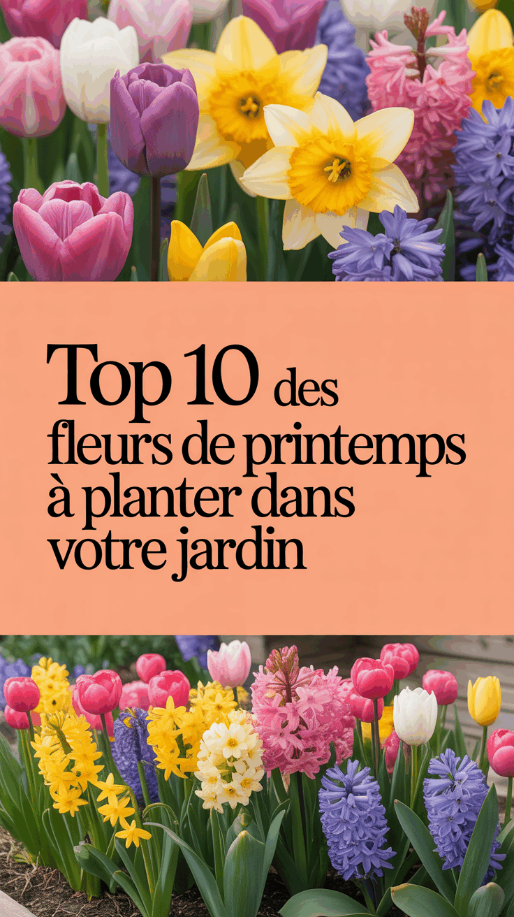 Top 10 des fleurs de printemps à planter dans votre jardin