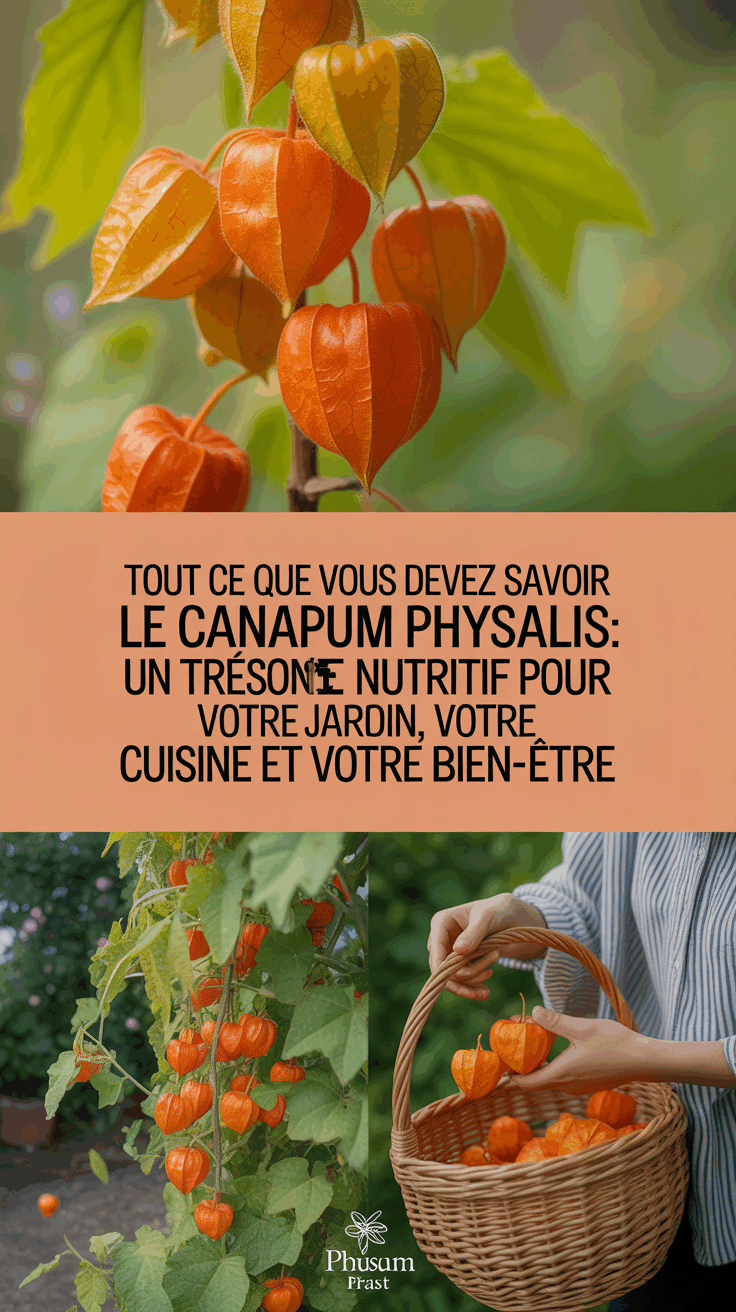 Tout ce que vous devez savoir sur le Canapum Physalis : un trésor nutritif pour votre jardin, votre cuisine et votre bien-être