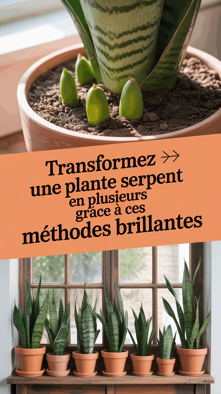 Transformez une plante serpent en plusieurs grâce à ces méthodes brillantes