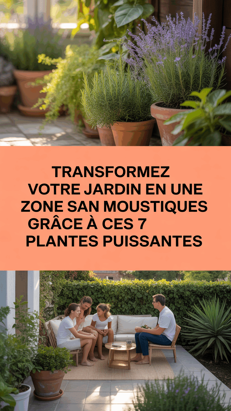Transformez votre jardin en une zone sans moustiques grâce à ces 7 plantes puissantes