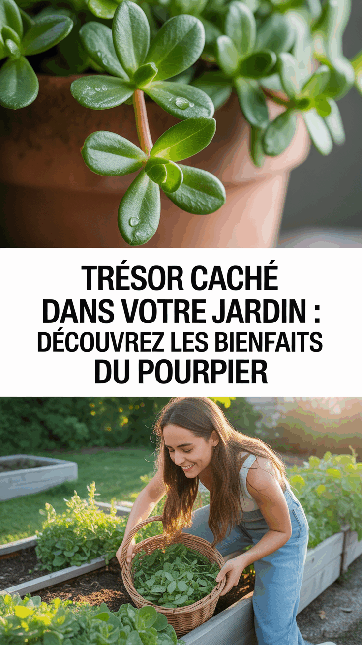 Trésor caché dans votre jardin : découvrez les bienfaits du pourpier