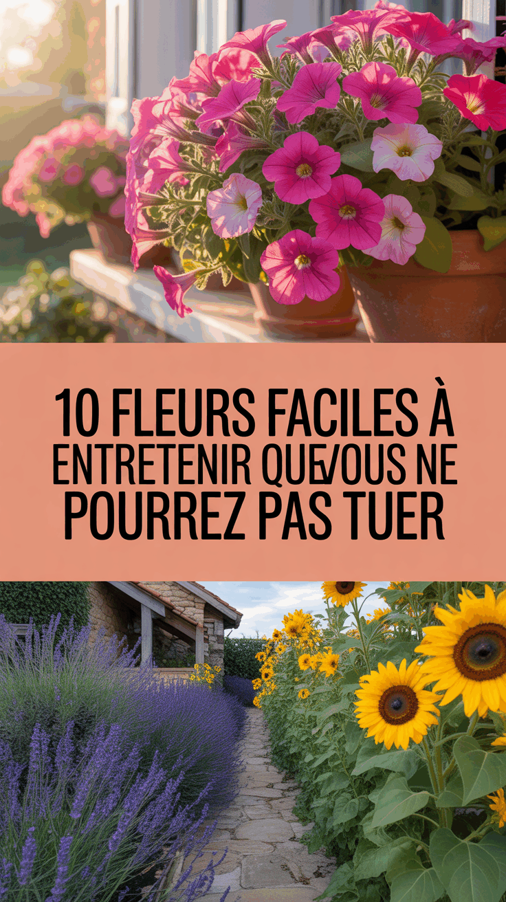 10 Fleurs Faciles à Entretenir Que Vous Ne Pourrez Pas Tuer