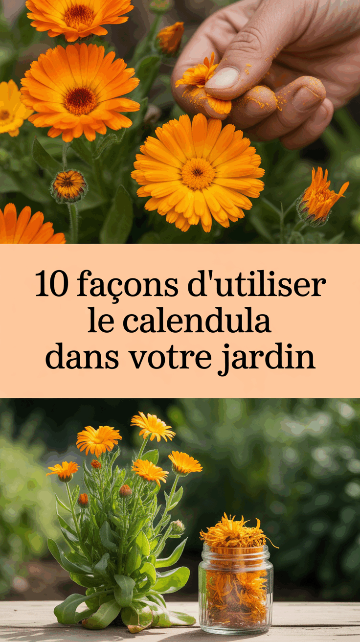 10 façons d’utiliser le calendula dans votre jardin