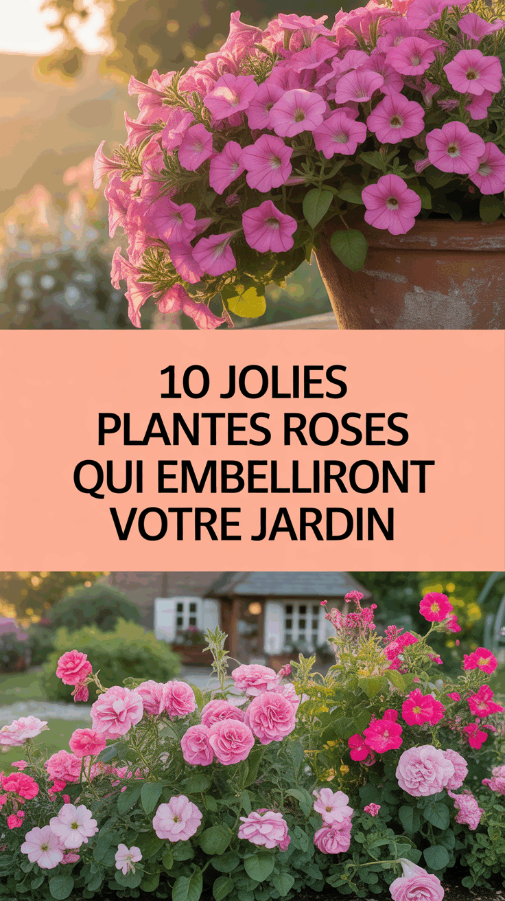 10 jolies plantes roses qui embelliront votre jardin