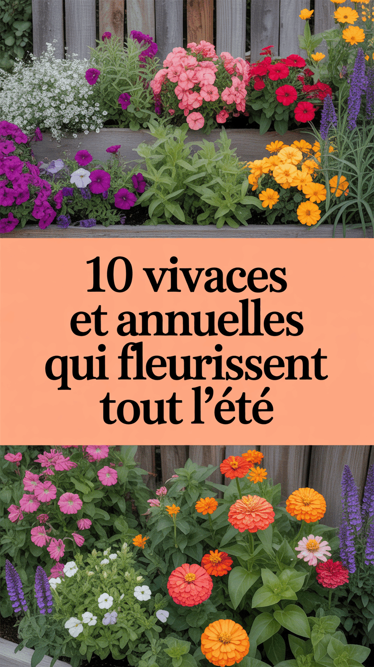 10 vivaces et annuelles qui fleurissent tout l'été