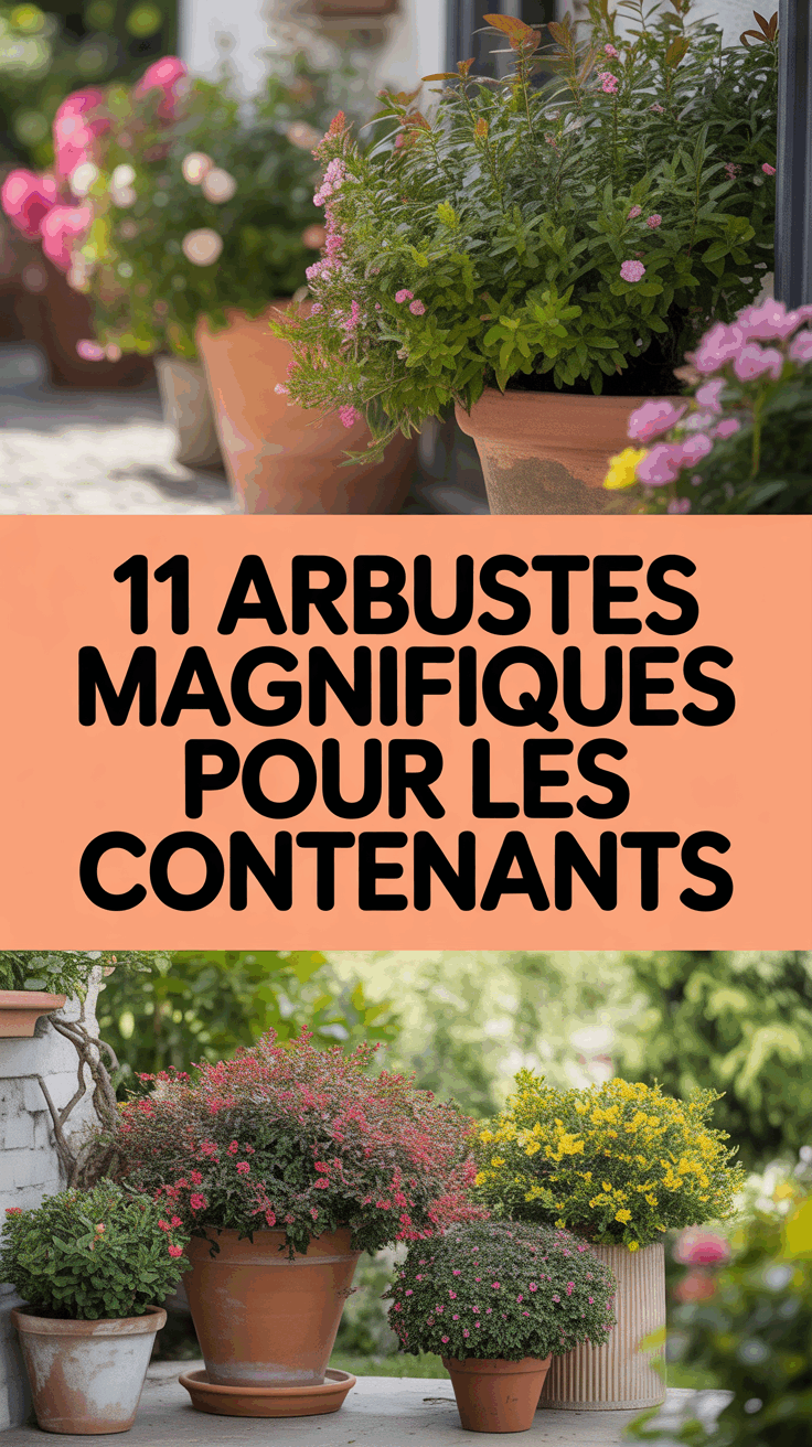 11 Arbustes Magnifiques pour les Contenants