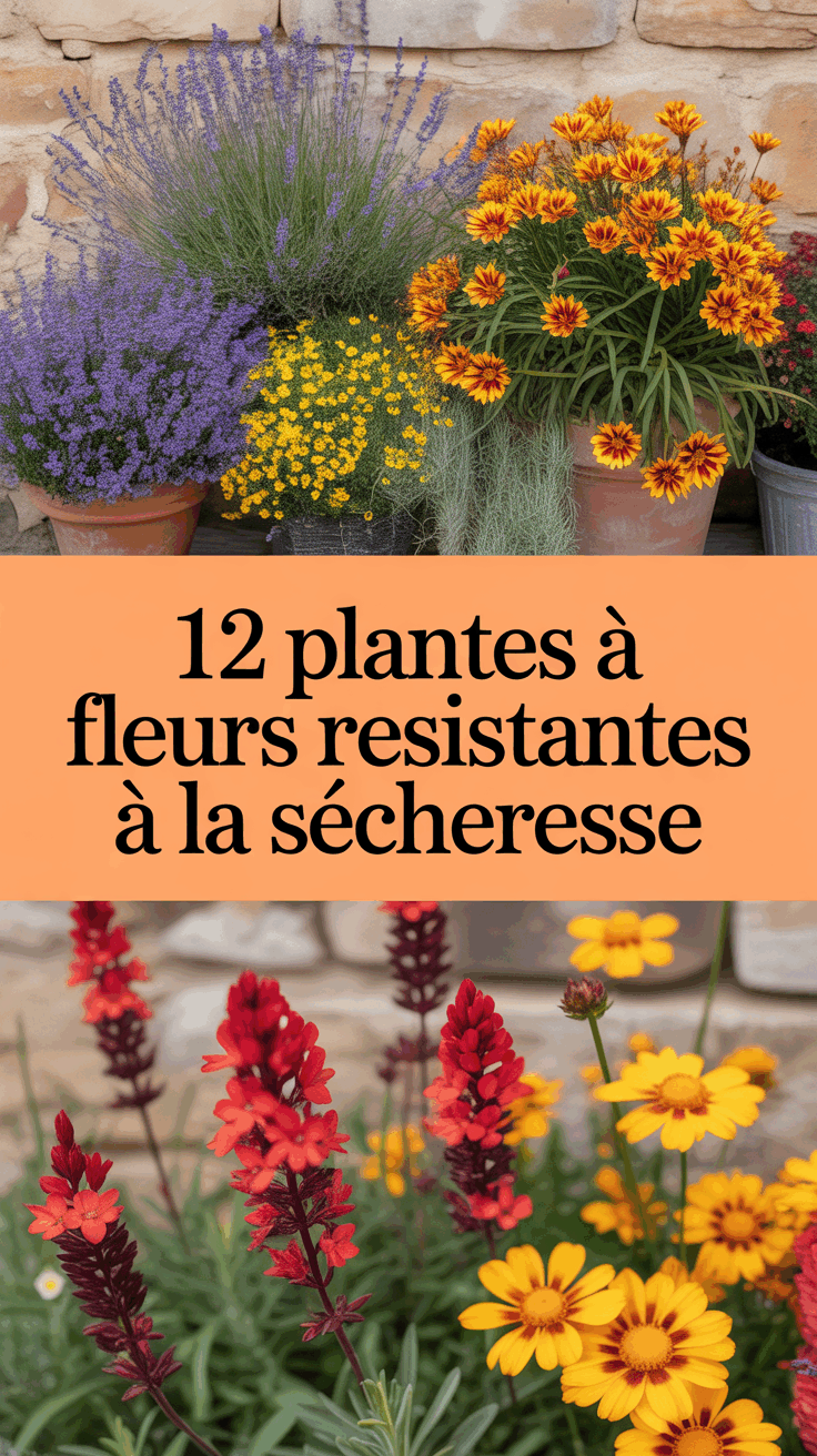 12 Plantes à Fleurs Résistantes à la Sécheresse