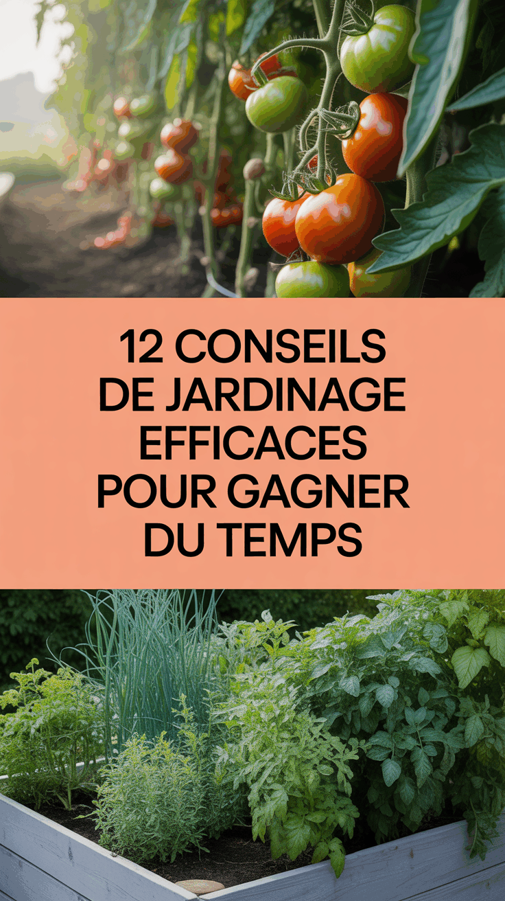 12 conseils de jardinage efficaces pour gagner du temps