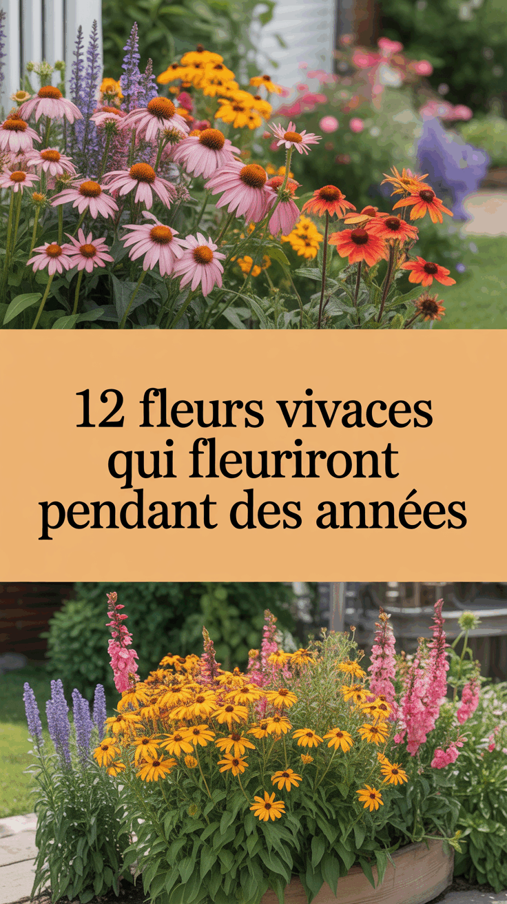 12 fleurs vivaces qui fleuriront pendant des années