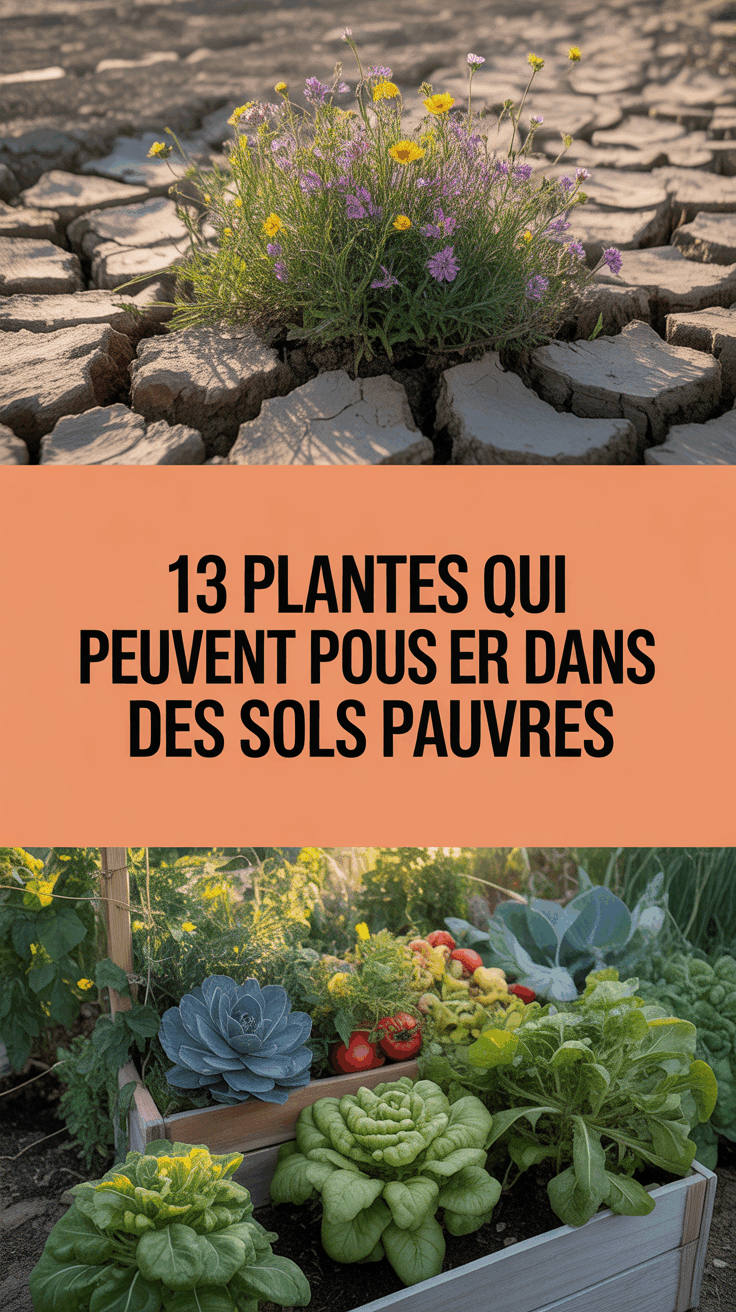13 Plantes qui peuvent pousser dans des sols pauvres