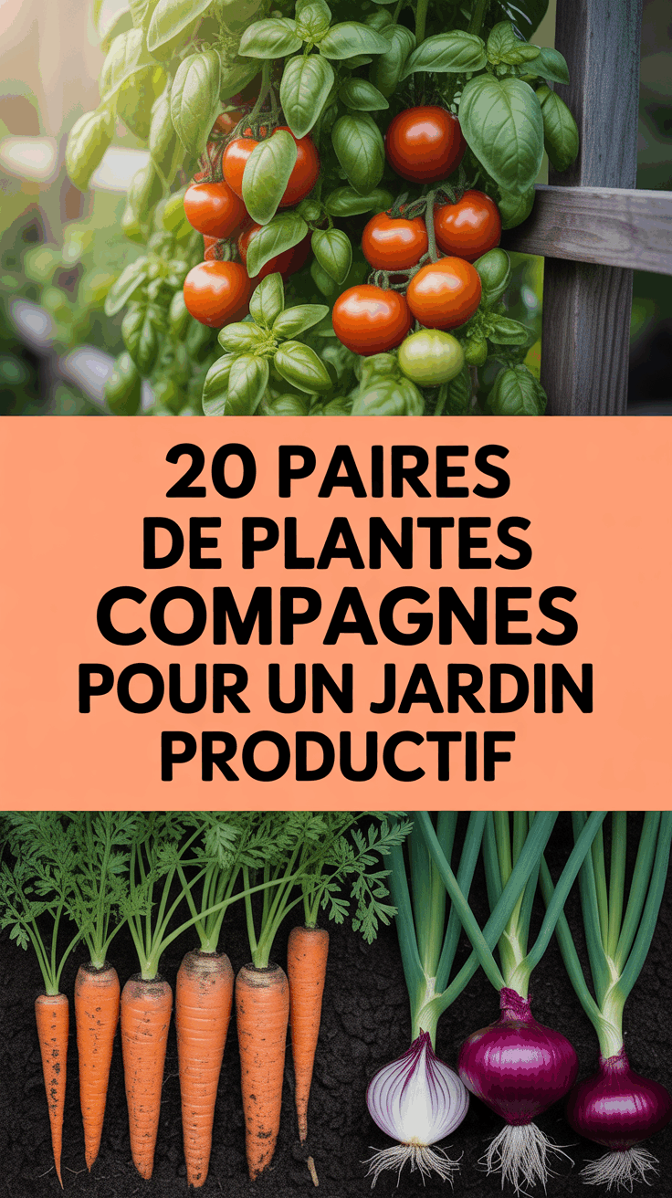 20 Paires de Plantes Compagnes pour un Jardin Productif