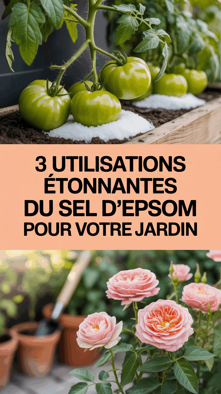 3 utilisations étonnantes du sel d'Epsom pour votre jardin