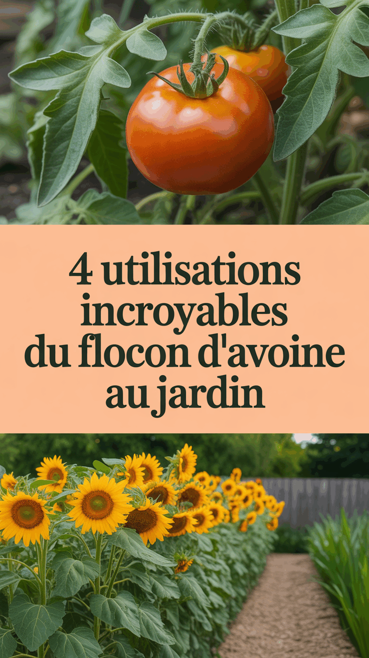 4 Utilisations Incroyables du Flocon d’Avoine au Jardin