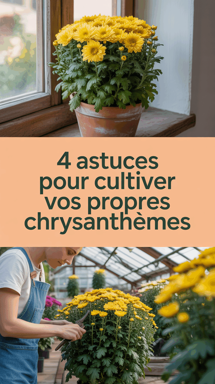 4 astuces pour cultiver vos propres chrysanthèmes