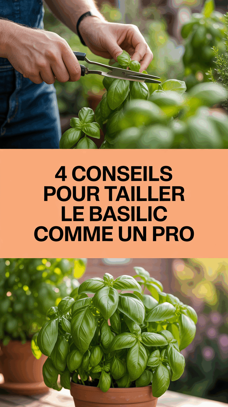 4 conseils pour tailler le basilic comme un pro
