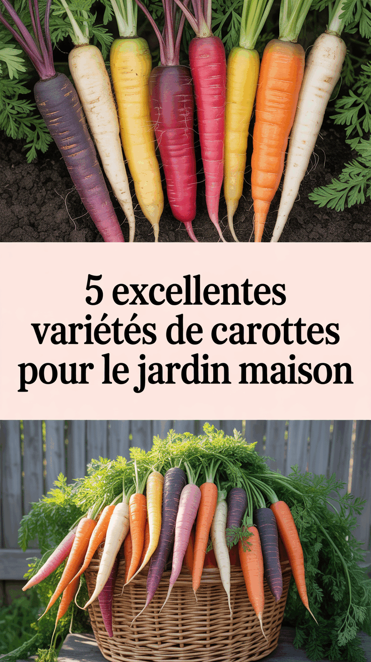 5 Excellentes Variétés de Carottes pour le Jardin Maison