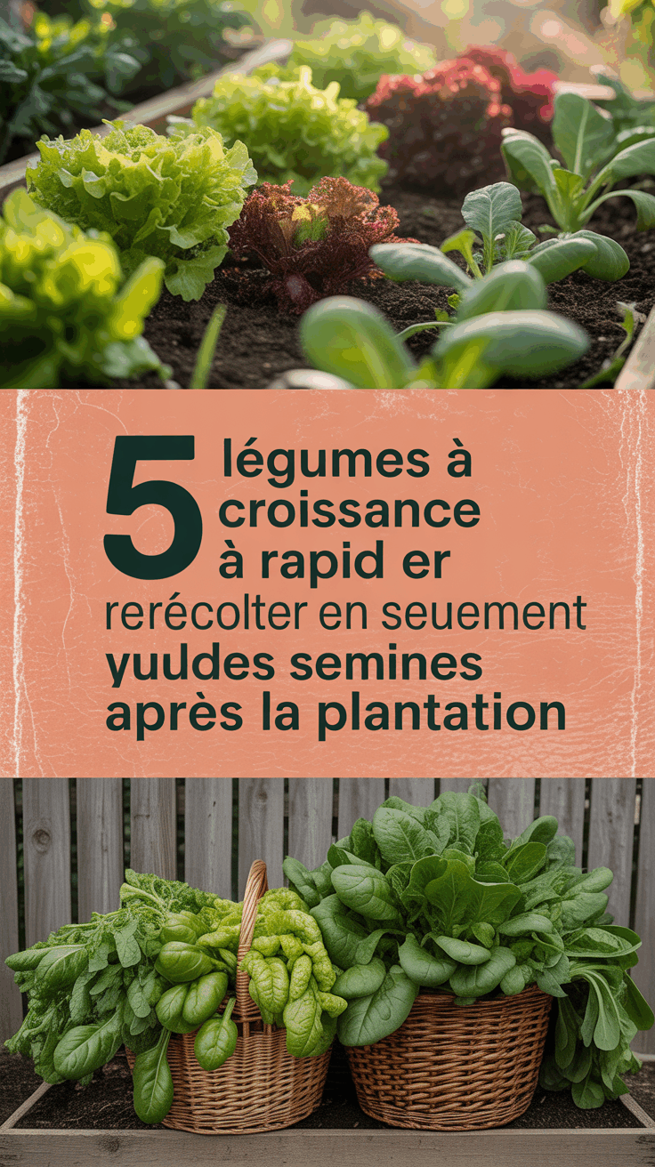 5 Légumes à Croissance Rapide à Récolter en Seulement Quelques Semaines Après la Plantation