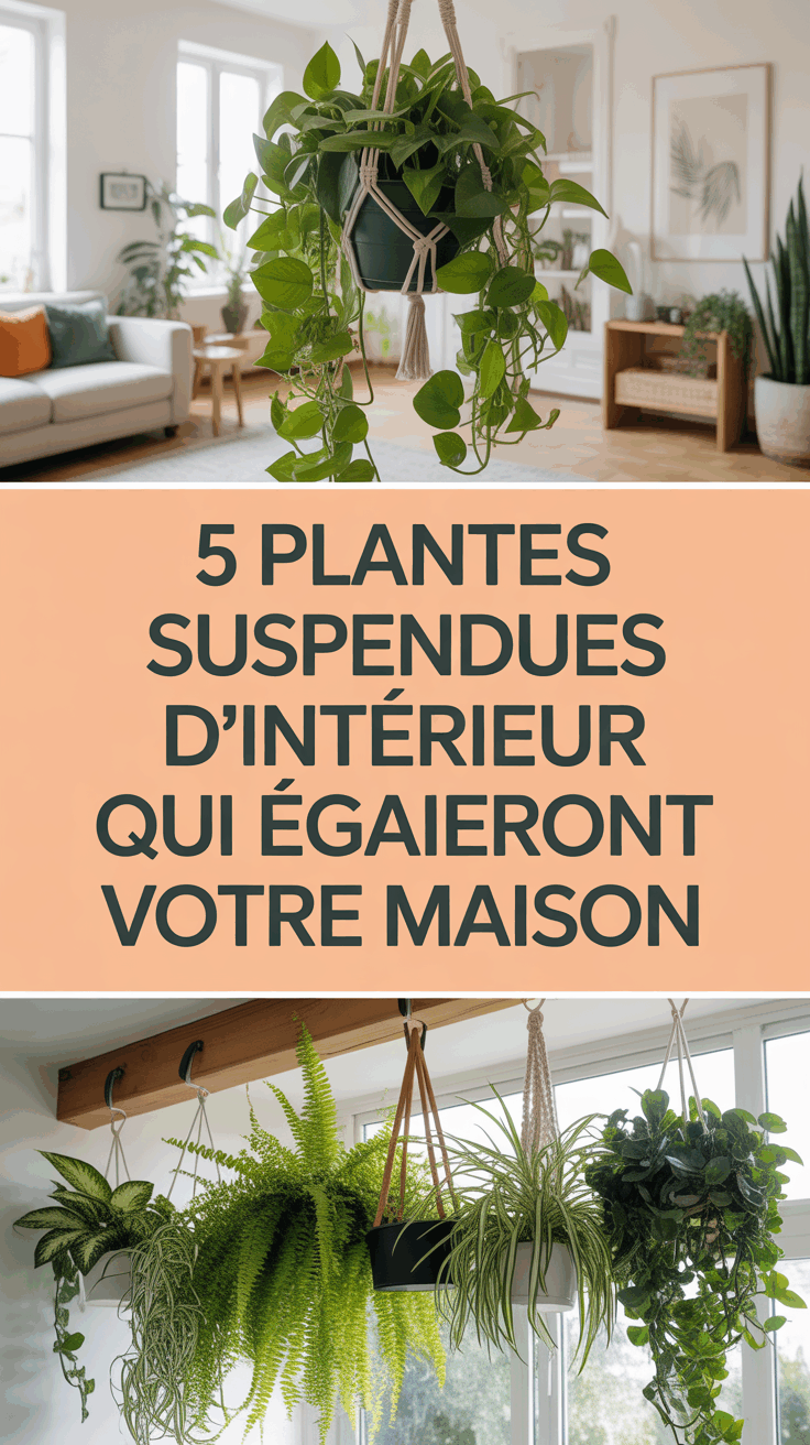 5 Plantes Suspendues d'Intérieur Qui Égaieront Votre Maison