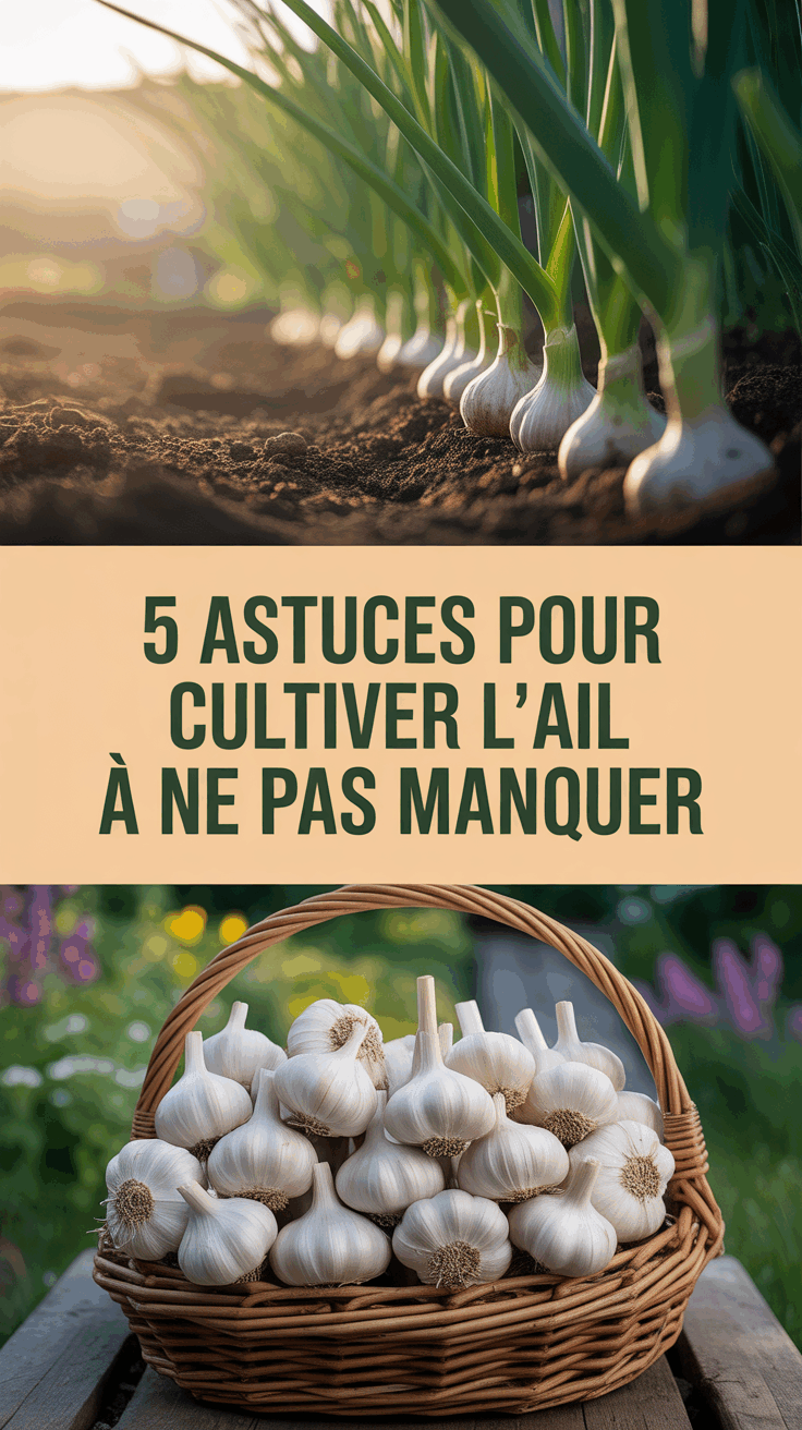 5 astuces pour cultiver l’ail à ne pas manquer