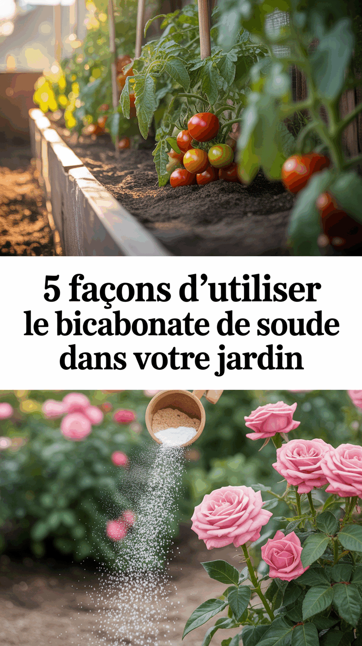 5 façons d'utiliser le bicarbonate de soude dans votre jardin