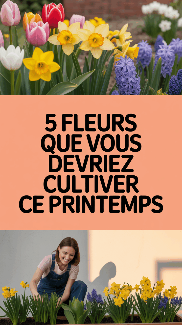 5 fleurs que vous devriez cultiver ce printemps