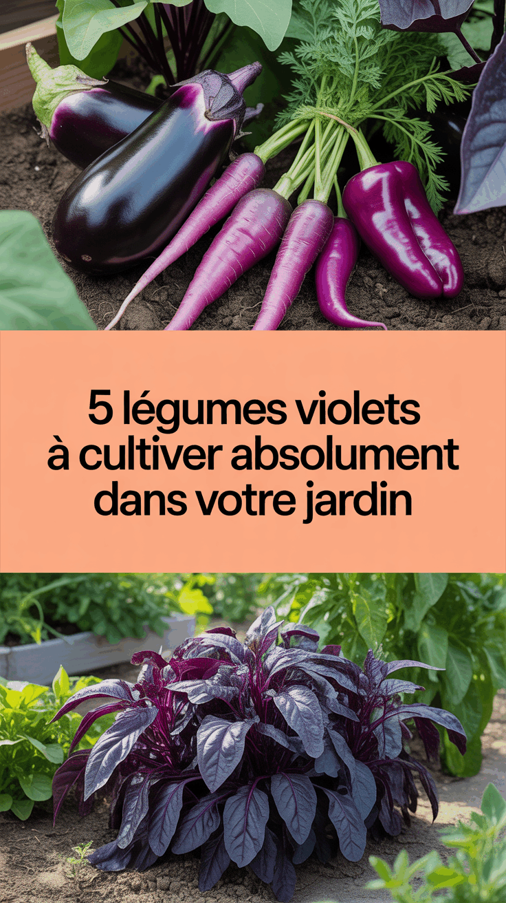 5 légumes violets à cultiver absolument dans votre jardin