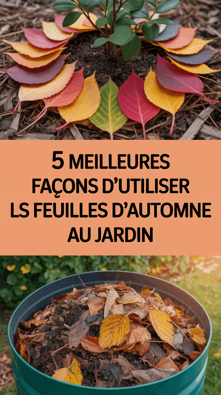 5 meilleures façons d'utiliser les feuilles d'automne au jardin