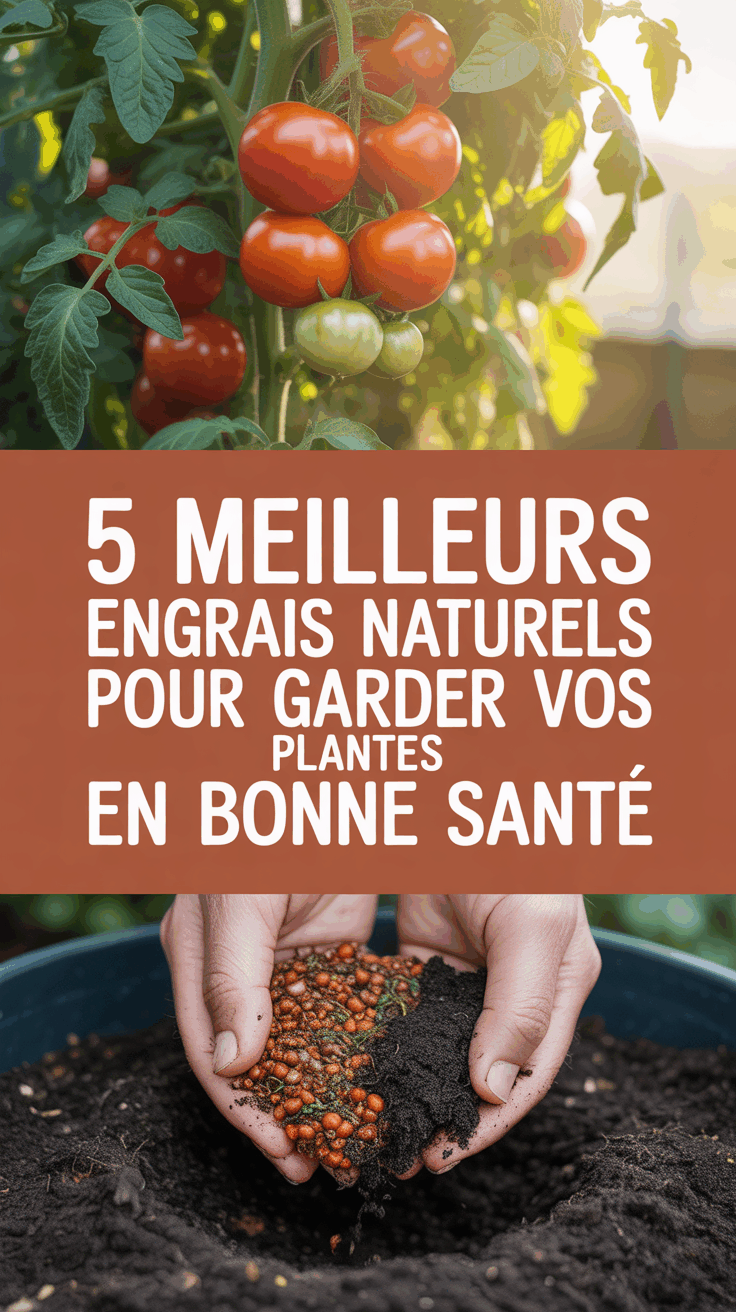 5 meilleurs engrais naturels pour garder vos plantes en bonne santé