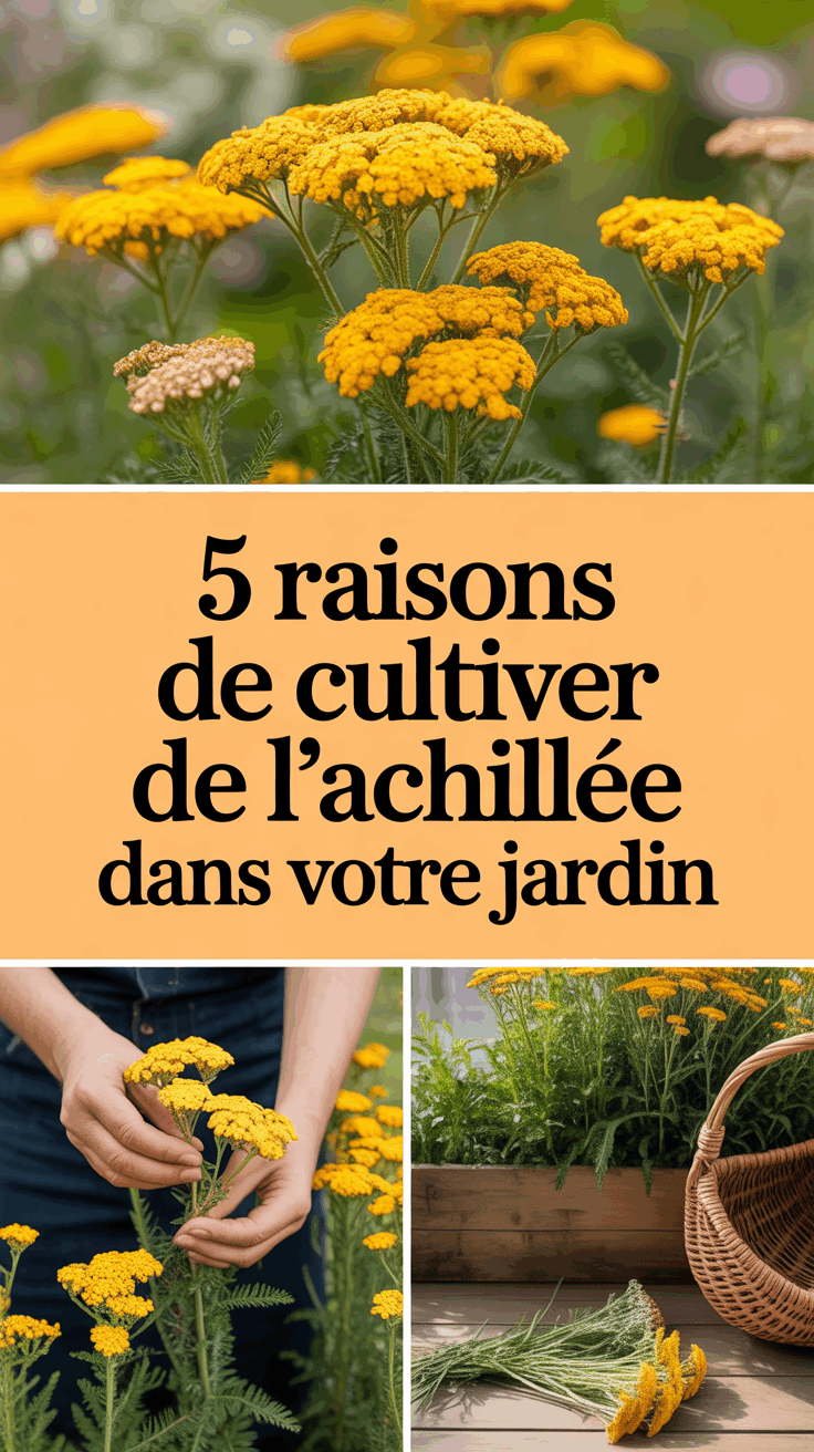 5 raisons de cultiver de l'achillée dans votre jardin