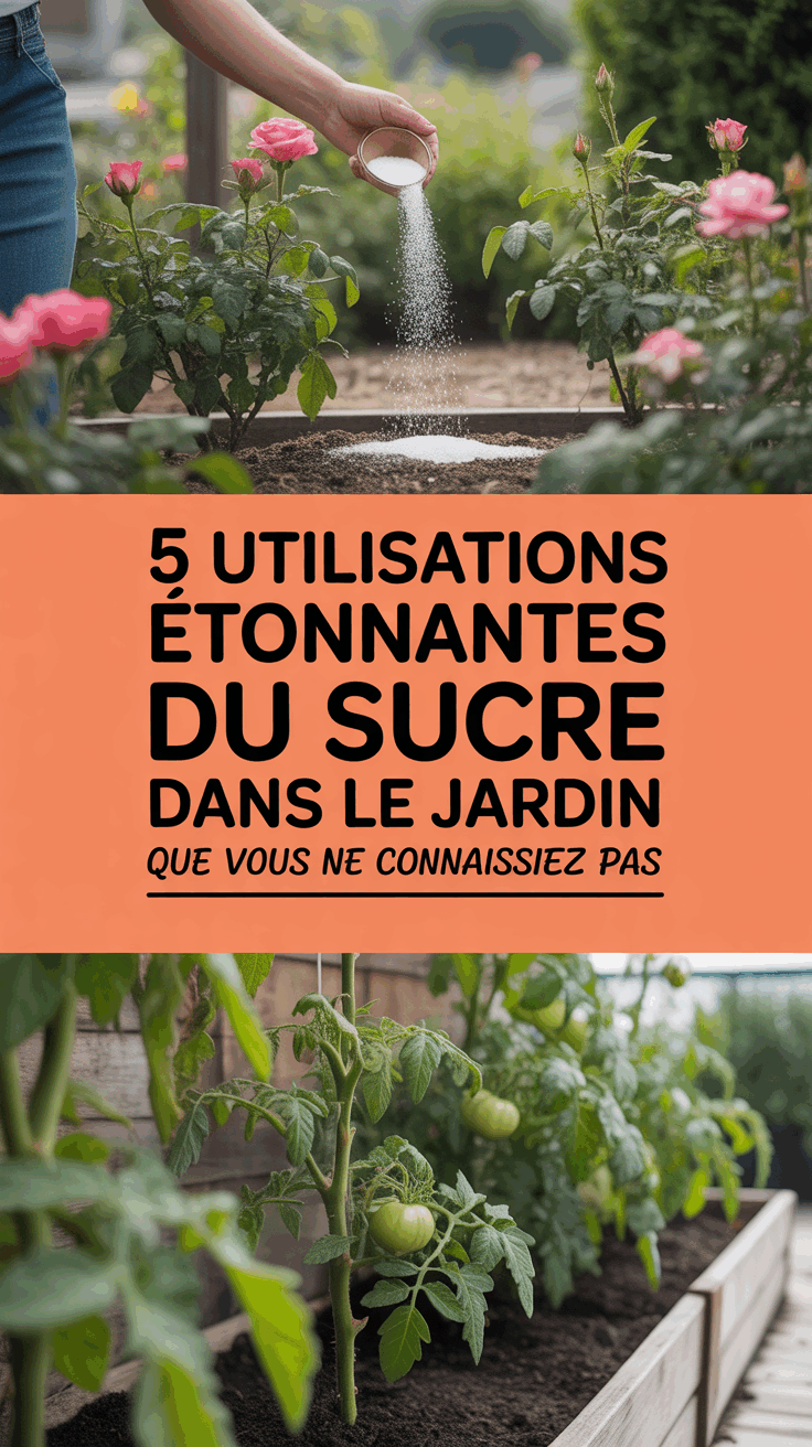 5 utilisations étonnantes du sucre dans le jardin que vous ne connaissiez pas