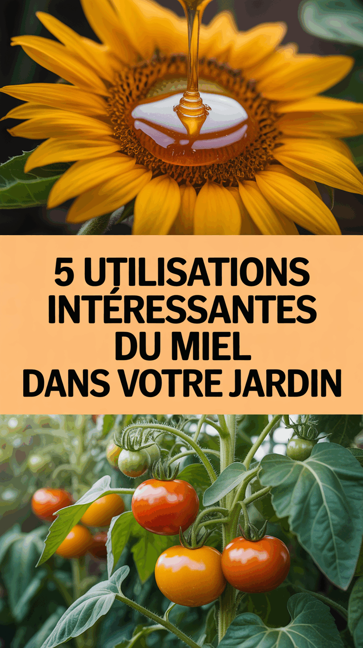 5 utilisations intéressantes du miel dans votre jardin