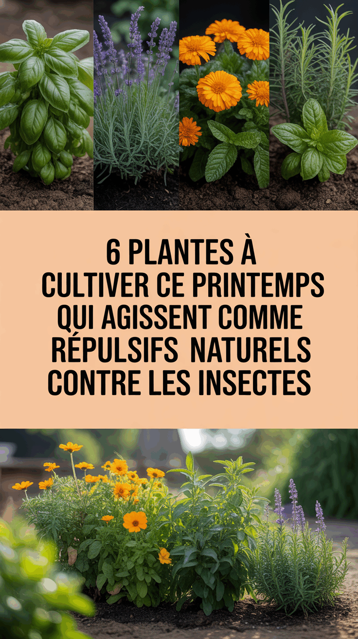 6 Plantes à Cultiver Ce Printemps Qui Agissent Comme Répulsifs Naturels contre Les Insectes