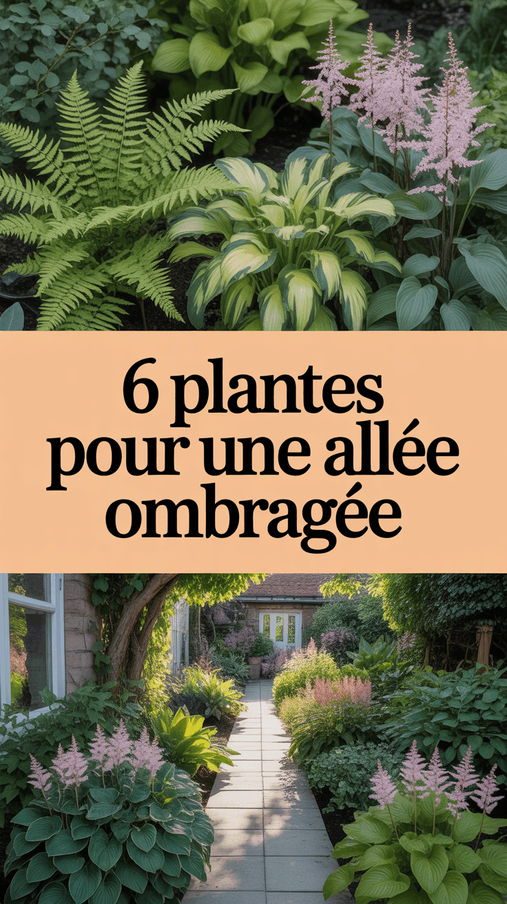 6 Plantes pour une allée ombragée