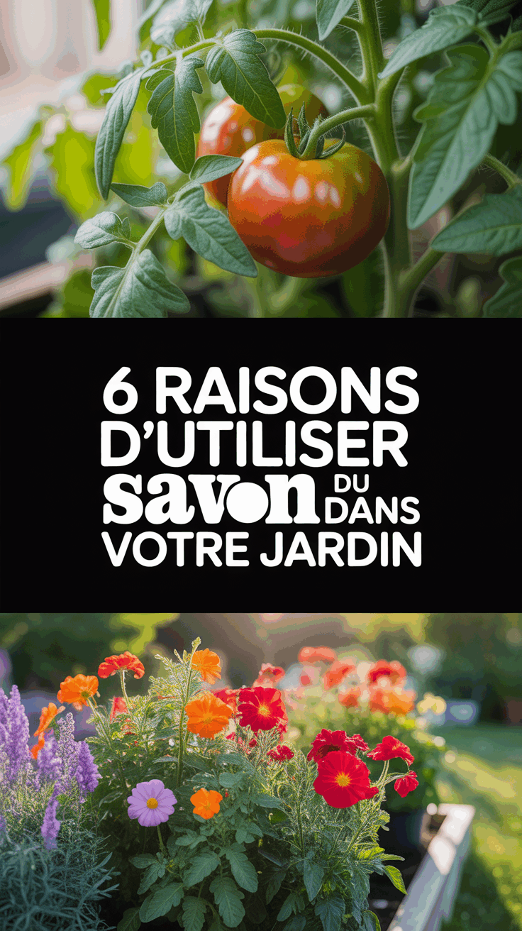 6 Raisons d'utiliser du savon dans votre jardin