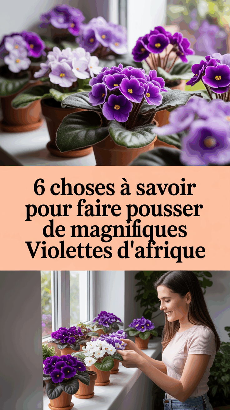6 choses à savoir pour faire pousser de magnifiques violettes d&rsquo;Afrique