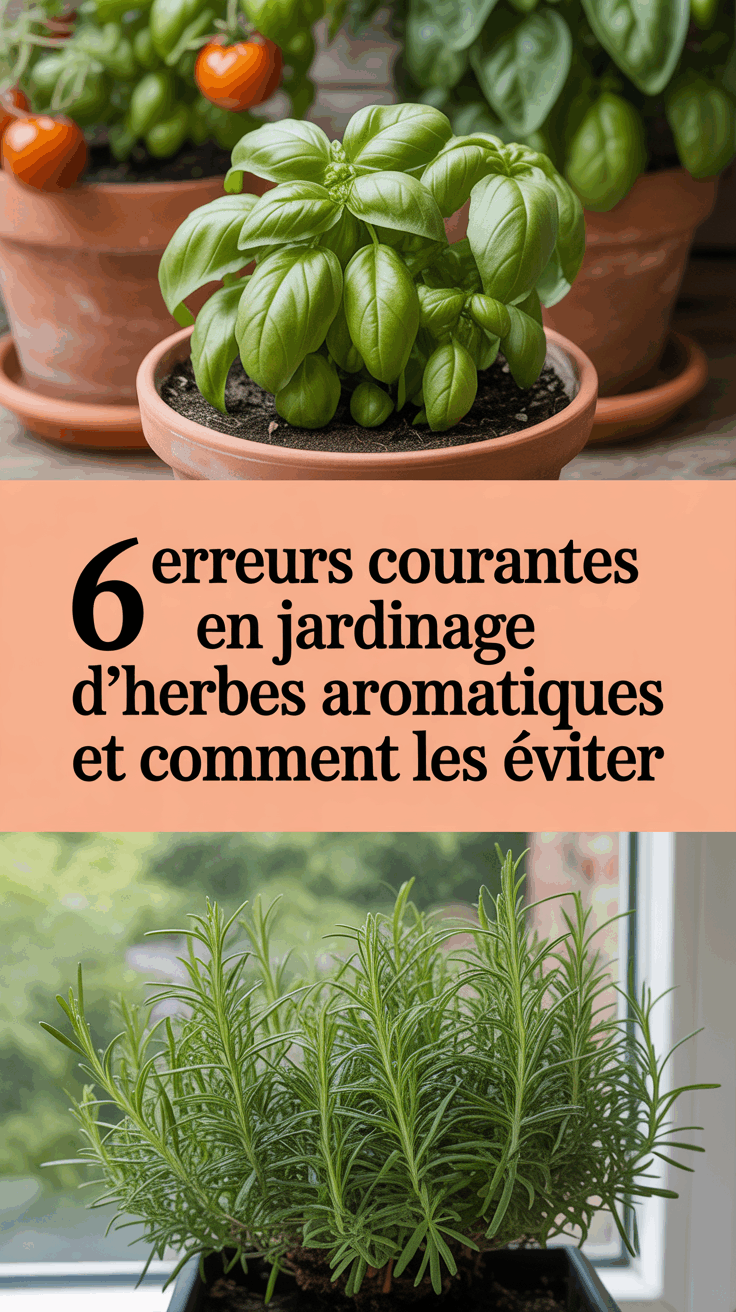 6 erreurs courantes en jardinage d’herbes aromatiques et comment les éviter