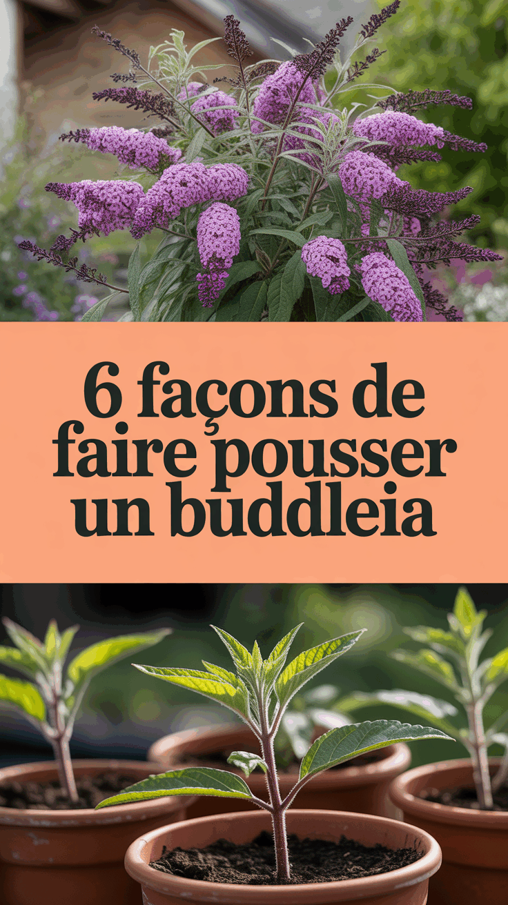 6 façons de faire pousser un buddleia