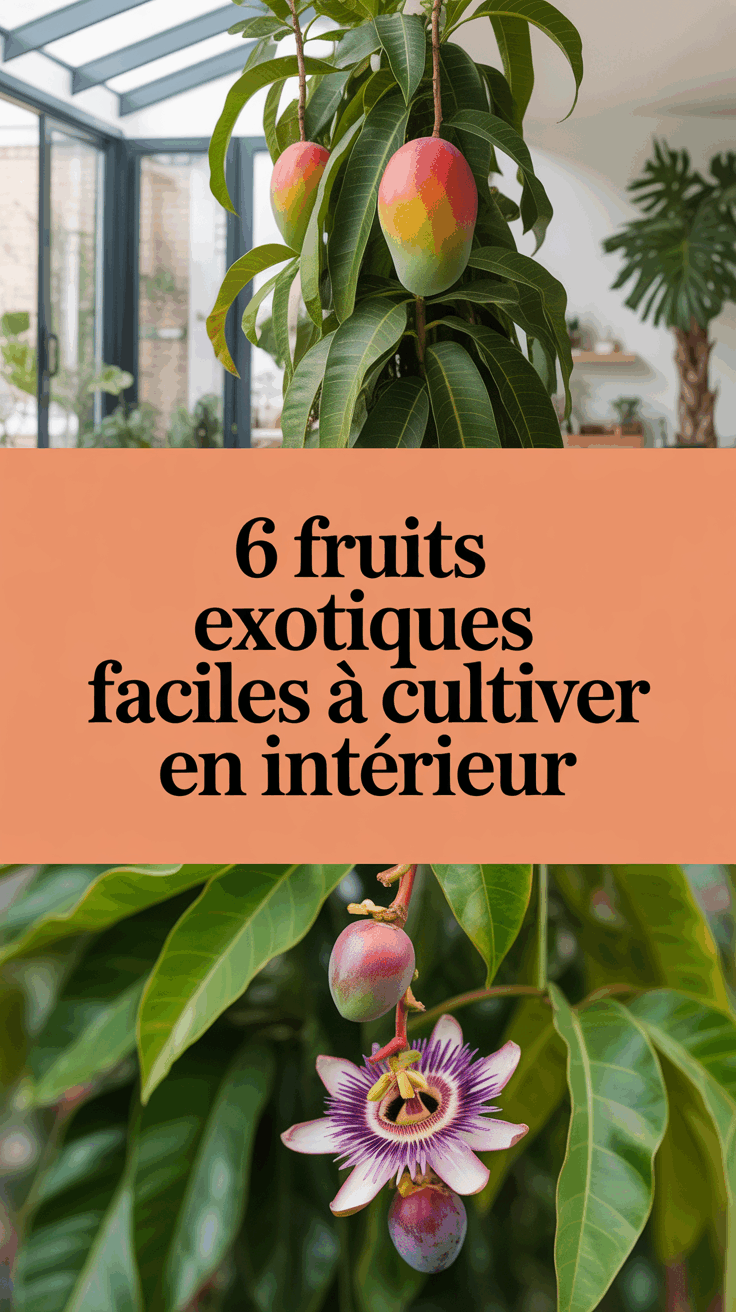 6 fruits exotiques faciles à cultiver en intérieur