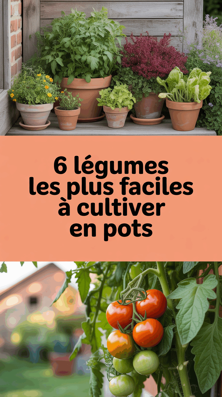 6 légumes les plus faciles à cultiver en pots