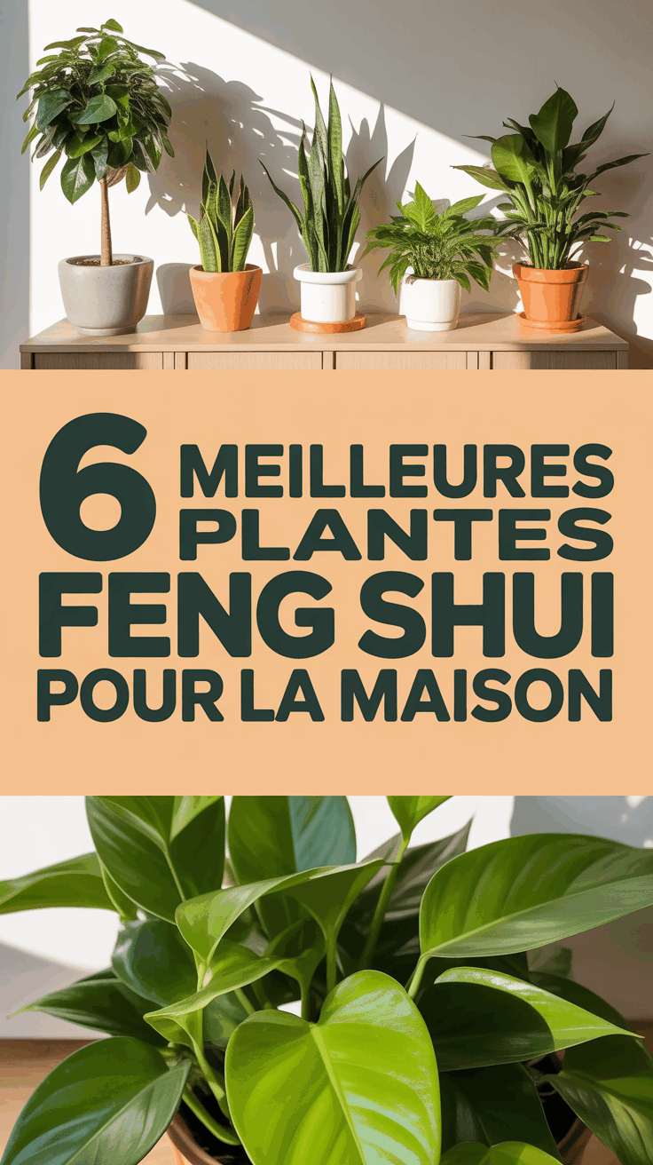 6 meilleures plantes Feng Shui pour la maison